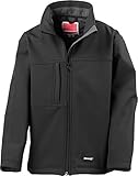 Klassische Softshell-Jacke - Farbe: Black - Größe: XS (104)