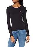 Levi's Damen Long Sleeve Baby Tee T-Shirt, Black (Caviar 0014), M