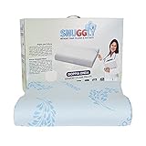 SNUGGLY Orthopädisches Kopfkissen(DOPPIA ONDA) Nackenstützkissen(Memory-Foam) Verbesserung der Durchblutung• Natürliche Position im Schlaf für Seitenschläfer-Rückenschläfer 60x40x 11/9