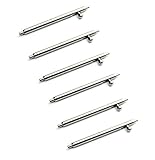 6 Quick Release Premium Edelstahl Federstege 22mm Federstifte 1,50mm Ø für Uhren Armb