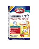 Abtei Immun Kraft - Nahrungsergänzungmittel zur Unterstützung des Immunsystems und zur Verringerung von Müdigkeit - 7 x 10 ml, 1 Wochenkur mit 7 Trink