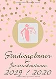 Studienplaner für Jurastudentinnen September 2019 bis Dezember 2020: Uni-Kalender und Semesterplaner für Jura-Studentinnen. A4, 16 Monate, 1 Woche auf ... Zur Organisation von Studium und F