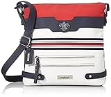 Rieker Damen H1346-15 Handtasche, Mehrfarbig (Pazifik/Bianco/Rosso), 280x60x280 cm (B x H x T)