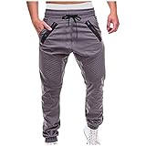 Dinnesis Outdoorhose Herren Chino Cargo Hosen Jungen Jogger Jogginghose Herren Langes Bein Sporthosen Baumwolle XXL Frühling Sommer Atmungsaktiv Sweatpants Freizeithose Herren Lang und L