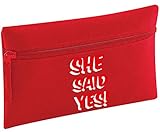 Flox Kreatives Federmäppchen She Said Yes T-Shirt Einheitsgröß