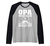Opa Weiss Alles Spruch Brille Lustig Grossvater Rag