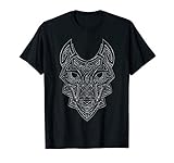 Wolf Kelten Wikinger wild Hund Fenrir Ragnarök T-S