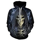 NHhuai Unisex Kinder Jungen Mädchen Lustig s Sweatshirts Langarm 3D-Street-Trend-Druck