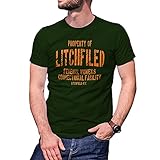 Litchfield Prison Orange is The New Black Inspired Herren Militärgrün T-Shirt Size XL
