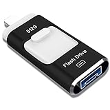 STTARLUK USB-Flash-Laufwerk, 512 GB, Fotostick, USB 3.0, kompatibel mit iPhone/iPad, externer Speicher, Speicherstick, kompatibel mit iPad/iPod/Mac/Android/PC (512G schwarz)