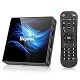 Bqeel Android 10.0 TV Box【4G+64G】 R2 MAX Android TV Box mit RK3318 Quad-Core 64bit Cortex-A53/ unterstützt WiFi 2.4G/5.0G /Bluetooth 4.0/ 4K/HD/ USB 3.0/H.265 Smart tv Box Android Box