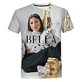 ZXKJJY Eva Queen T-Shirt 3D Druck Lose Kurzarm Lässig Sport T-Shirt Unisex Mode O-Ausschnitt Männer Frauen Kurzarm Frühling Und Sommer Kurzarm Cosplay