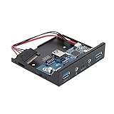 CML 5 Ports 3.5 Zoll USB 3.1. TYP-C-Diskettenlaufwerk Frontplatte Audio mit Stromkabel Soft Drive Frontplatte 5GBPS-Übertragung