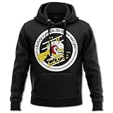 GTO Clothing Mad Max Jim Goose Tribute Men's Hoodie Black | S-3XL | Made in The EU | Movie Fan Art MFP, XL