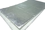 Schlauchland Hitzeschutzmatte 10mm Alu-Keramik 0,5m x 0,5m *** Turbo Auspuff Krümmer Isoliermatte H