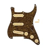 Satz Von Jahrgang. SSS. Gitarre Pickguard 8-Loch 50/52 / 52mm Pickup-Abdeckungen Für NS Gitarrenzubehör Pickguard Platte (Color : 07)