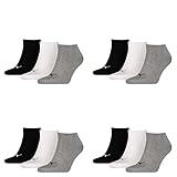 PUMA Unisex Sneakers Socken Sportsocken 12er Pack grey / white / black 882 - 35/38