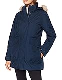 CMP Damen Parka Climaprotect Con Cappuccio Eco Fur Jacke, Schwarz Blau, 40