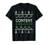 Ugly Christmas Content Creator T-S