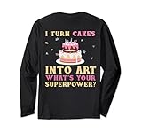 Backprint I turn cakes into art whats your superpower Lang