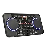 Professionelle Audiomischer Sound Board-Konsole, tragbare Soundkarte, Bluetooth 4.0 Live-Sound-Board, Anschlussmischer für Live-Rundfunkstudio, Geräuschreduzierp