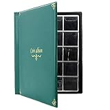 CenterZ Münzalbum mit 200 Taschen, Penny-Sammelbuch, Souvenir-Münzen, Sammelhalter, ideal für gepresste Pennies, Reisepass, Hobby-Münzensammler, Geld-Specie-Display Aufbewahrungsbox (Englisch, Grün)