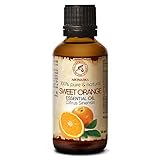 Orangenöl - 100% Reine Ätherisches Orangenöl 50ml - Brasilien - Orangen Öl für Guten Schlaf - Raumduft - Duftlamp