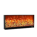 Elektrische Kamine Elektrischer Kamin Kundenspezifische luxuriöse Wand eingebettete/einfügen/eingebettete hochwertige Haushaltsgeräte deko kamin (Length : 180cm)