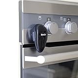 BeeGo® Backofen Kindersicherung, Kindersicherung Backofen, Schutz für Babys & Kleinkinder, Einfache Installation (1 x Schloss) - Schw