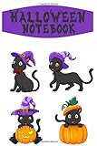 Halloween Notebook: Funny Gift idea for Halloween │Novelty Lined Journal│ Cat L