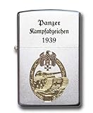 Zippo 13651 Feuerzeug Panzerkampfabzeichen - II WK, satin finish, b