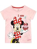 Disney Mädchen T-Shirt Minnie Mouse Rosa 116