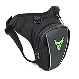 YZWHKJ Beintasche Drop Taille Beinbeutel Oberschenkel Gürtel Hüfte Bum Motorrad Reise Handy Fanny Pack Taschen Wasserdicht Motorrad Beintasche (Color Name : Green)