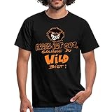 Spreadshirt Die Wilden Kerle Spruch Motto mit Logo Männer T-Shirt, XXL, Schw