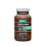 VITAFAIR Curcuma Extrakt (1000mg hochdosiert pro Tag) - 90 Vegane Kapseln in Braunglas, Ohne Magnesiumstearat, German Quality - Kurkumin Kapseln - Curcumin & Piperin, Kurk