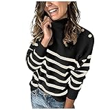 XTBFOOJ Oberteil Langarm Damen Hoddy Damen Westen Damen leicht Glitzer Oberteile Damen Pullover Damen blusen Pullover Damen streifenpullover Damen Pullover, Royalblau Oversize Hoodie Vintag