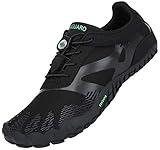 SAGUARO Minimalistische Barfußschuhe Unisex Leicht Barfussschuhe Schnell Trocknend Badeschuhe Männer Frauen Traillaufschuhe for Outdoor Sport rutschfest Wasserschuhe,Schwarz 44