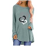 Sweatshirt Damen Damen-Pullover, weinrot leinen-Shirt Casual Shirt Leichter Pullover Damen Damen Pulli Langarm t-Shirts Damen fillamoda Strickjacke Tunik