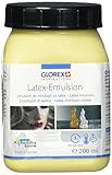 GLOREX 6 2703 000 - Latex Emulsion, 200 ml, lufthärtende, natürliche Formbaumasse auf 1-Komponentenbasis vom Kautschukbaum, hautverträglich, färbb