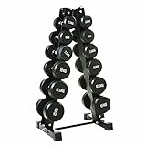 6-Tier Hantelablage Hantelständer, Kurzhantel Rack, Gym Hantel Kurzhantelständer Professional Kurzhantelablage, Hantelbaum Stahl Gewichteständer 300kg Belastbark