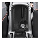 YEE PIN Aufbewahrungsbox Kompatibel mit 2021 2020 Seat Leon 4 MK4 Cupra ST Baujahr Mittelkonsole Organizer Tray für Armlehne Organizer Zubehör Mit R