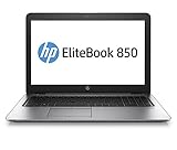 HP EliteBook Laptop 850 G3, Bildschirm Slim 15,6 Zoll, Intel Core i7 – 6500U, 16 GB DDR4 RAM, SSD 512 GB, silb