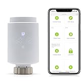 BSEED Smart Home, Wifi Thermostat Heizung(Zigbee Hub Erforderlich) ECO Heizkosten sparen Heizkörperthermostat Ventil Alexa Google Home Tuya kompatibel LED-Display ohne B