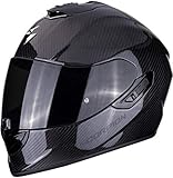 Scorpion 2476_25849 Motorradhelm Exo 1400 Air Carbon Solid, schwarz, Größe M