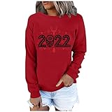 Weihnachten Kuscheljacke Damen schlafpulli Damen Tunika Schwangerschaft Tunika quastenärmel Shirt Langarm Damen Tshirt Damen Sweatshirt Damen lang Leopard Winterjacke sonderangebote schnäpp