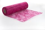 25 m x 30 cm Sizoflor® Vlies Original Tischband Tischläufer Fuchsia pink für H