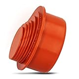 HT KG Rohr Reduzierverbinder Ø 110 mm DN 100 Orange Mehrstufig Ø 63-100 mm Reduzierstück Adapter Fallrohrfilter | Reduktion Rohrreduzierung Übergang Rinnenfallrohr Minderer | Abwasser I