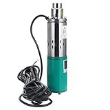 Tiefbrunnenpumpe Tauchwasserpumpe Solarenergie 1,2 m³ / H 50M Max Lift 260W 24V