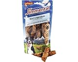 DeliBest Simmental Rind Lungensticks getrocknet I Gesunder Kauartikel für Hunde I Rinderlunge besonders bekömmlich - weicher aromatischer Kausnack ohne Zusatzstoffe I leckere Hundesnacks 120 g