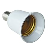 Stuurvnee E14 auf E27 verlaengern Base LED CFL Gluehlampe-Lampen-Konverter-Schraube Sock